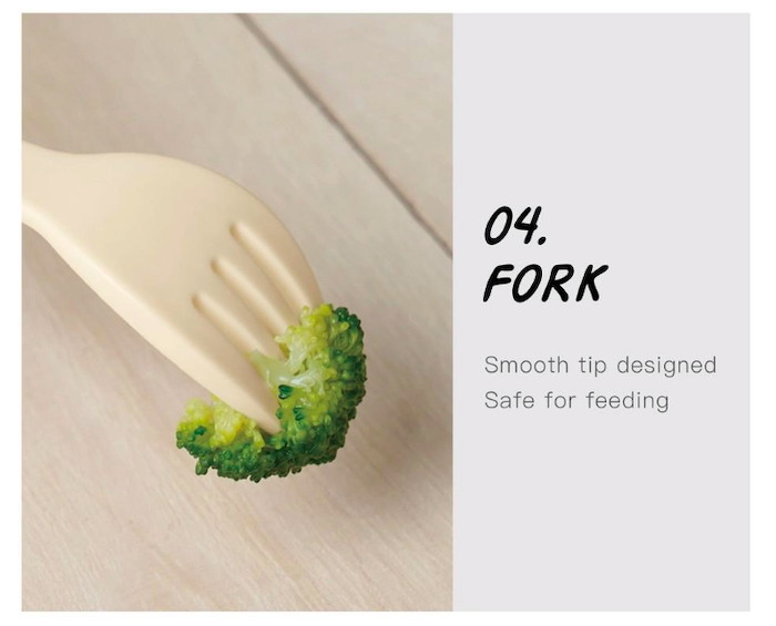simba baby toddler spoon and fork set with travel storage case 宝宝汤匙叉盒子